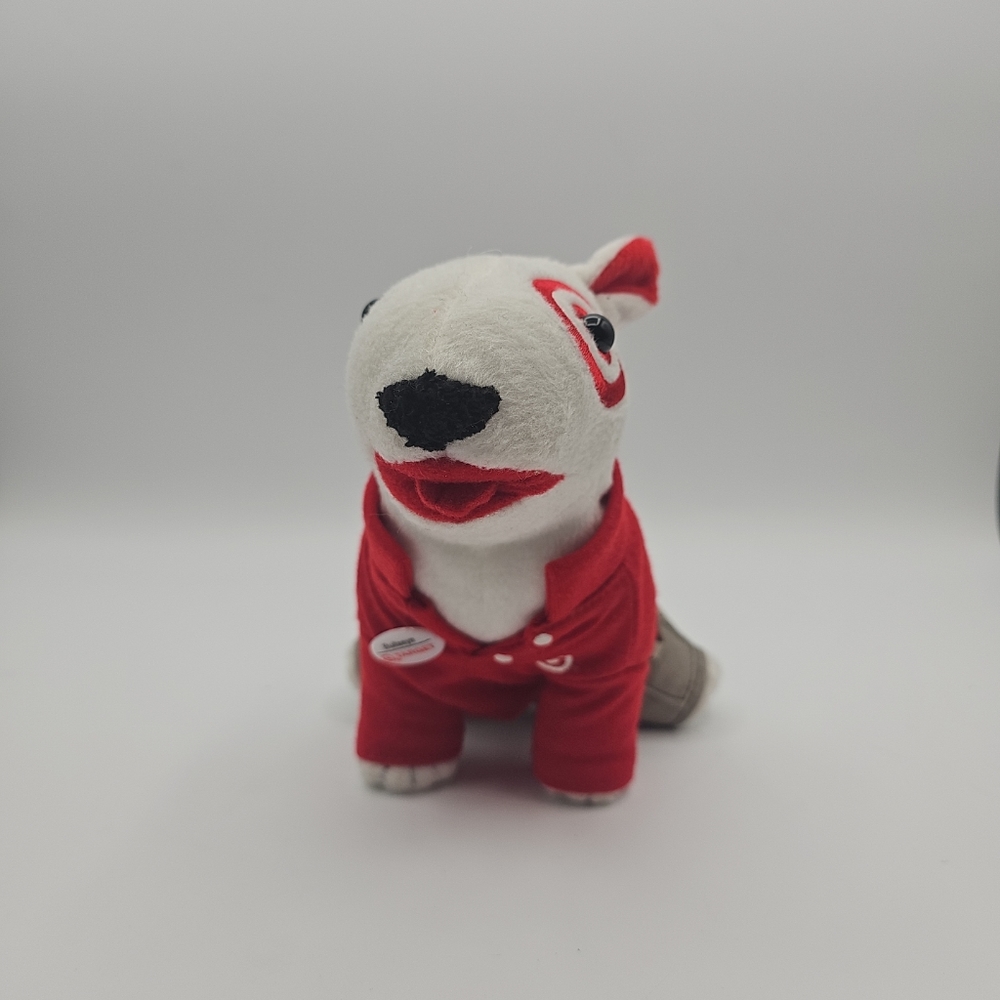 Target Dog Bullseye Employee /Badge  Uniform 7" Red Polo Shirt Khaki Pants 2011